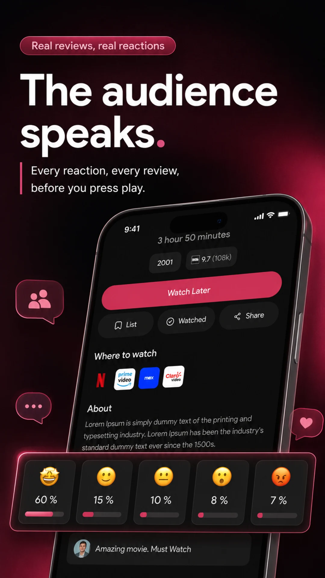 The Movie App: Movie Picker screenshot